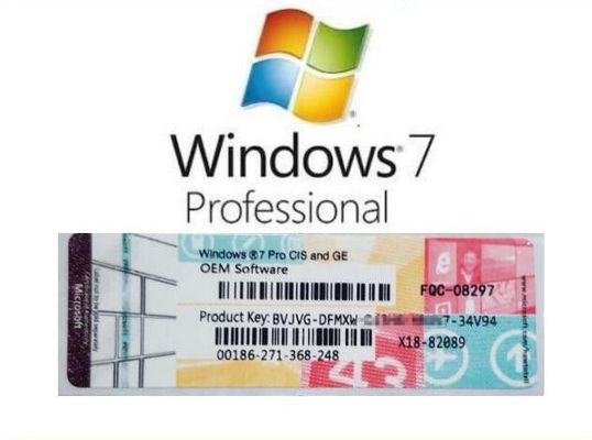 Microsoft Software License Key / Windows 7 Pro Retail Box 32bit 64bit
